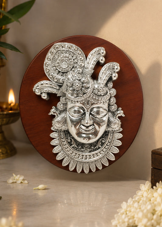Royal Krishna Silver Face Artwork