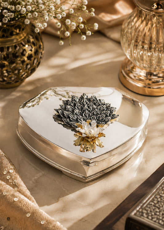 Contemporary Silver Gift & Dry Fruit Box