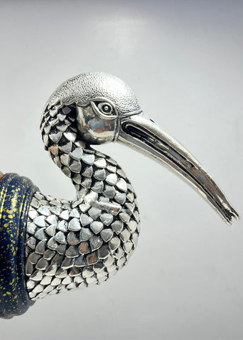 Artisan Silver Bird Table Decor