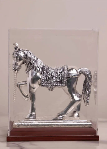 Silver Chetak Royal Horse
