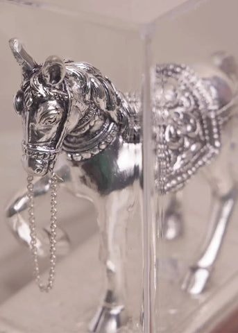 Silver Chetak Royal Horse