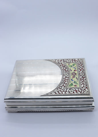 Royal Silver Artisan Dry Fruit Box