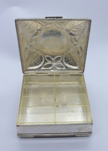 Royal Silver Artisan Dry Fruit Box