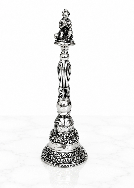 Brass Pooja Bell with Hanuman ji Handle