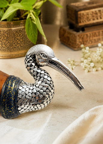 Artisan Silver Bird Table Decor