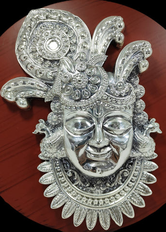 Royal Krishna Silver Face Artwork