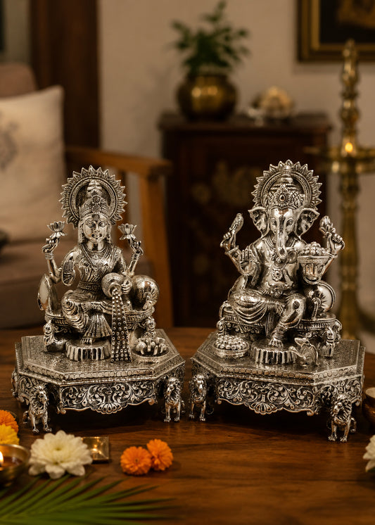Divine Lakshmi Ganesha Idol Collection