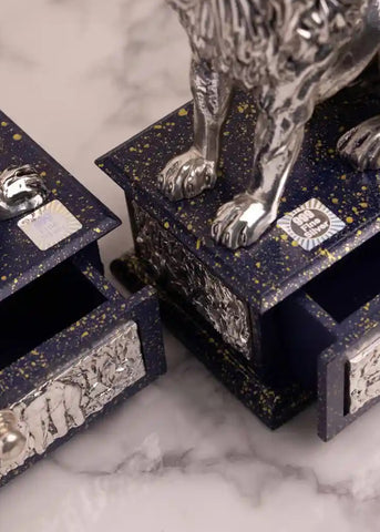 Pure Silver Lion Pair