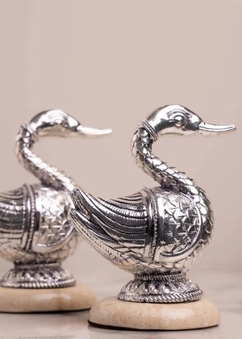 Silver Duck Couple Set