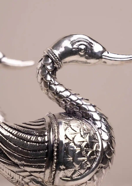Silver Duck Couple Set