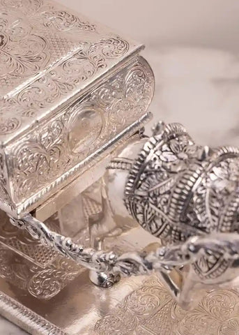 Silver Camel Wedding Box Wedding Invite And Keepsake