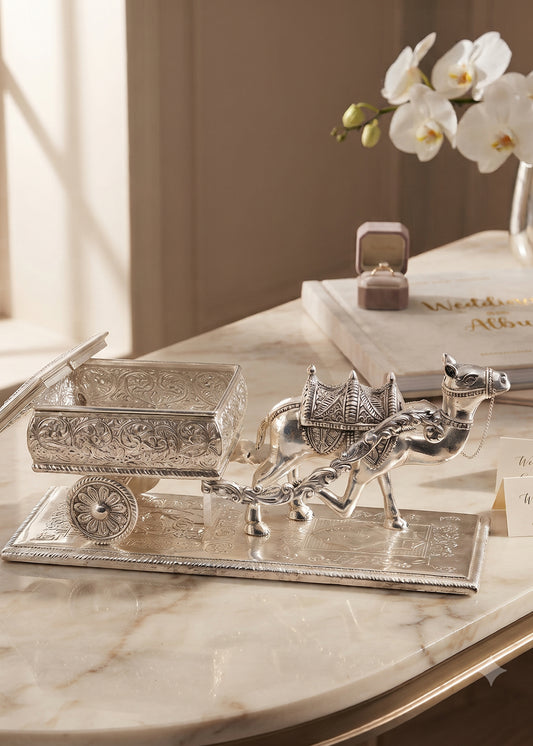 Silver Camel Wedding Box Wedding Invite And Keepsake