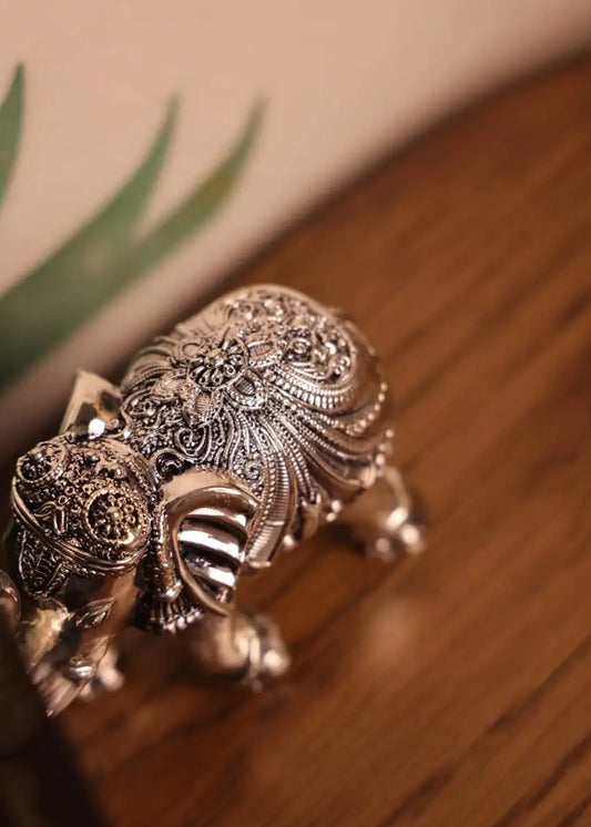 Silver Mini Elephants