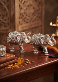 Silver Mini Elephants