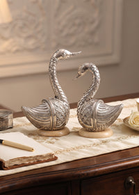 Pure Silver Swan Statue