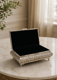 Silver Dry Fruit Box with Lid