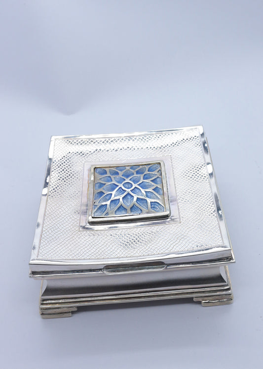 Silver Dry Fruit Box with Lid