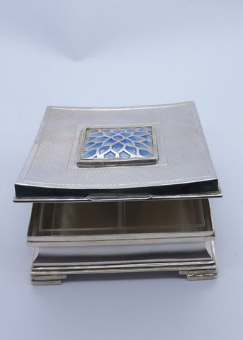 Contemporary Silver Designer Dry Fruit  Box