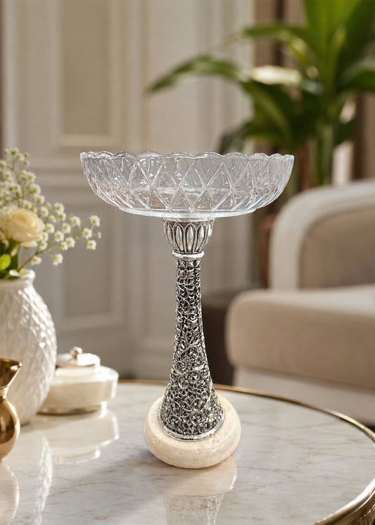 Regal Silver Fruit Bowl Stand