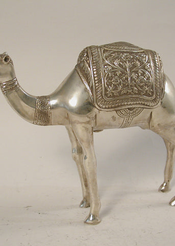 Classic Silver Camel Heritage Sculpture