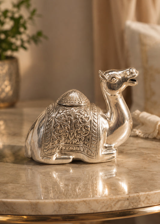 Antique Style Silver Camel