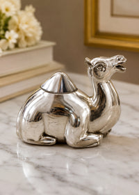 Classic Silver Camel Accent Box