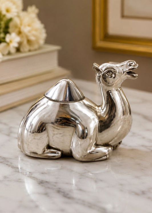 Classic Silver Camel Accent Box
